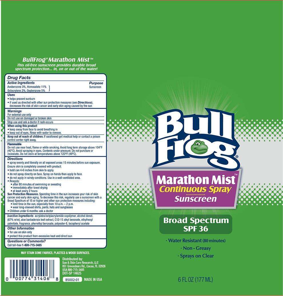 Bull Frog Marathon Mist 36